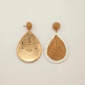 Beachside Woven Teardrop Earrings