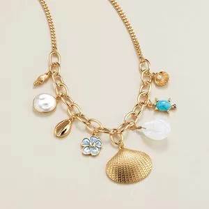 Charm Medley Link Necklace