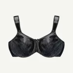 Bali® Satin Tracings® Minimizer Underwire Bra in Black & White 3562