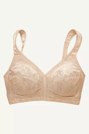 Playtex® 18 Hour® Ultimate Shoulder Comfort Wireless Bra in White, Beige & Blue (US4693)