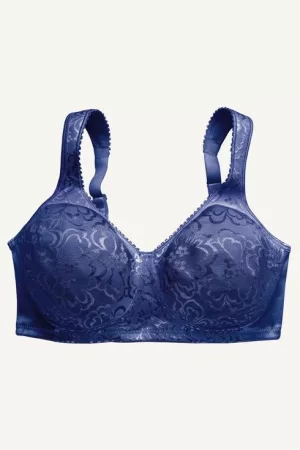 Playtex® 18 Hour® Ultimate Lift & Support Wireless Bra in Sandshell & Blue Velvet (US4745)
