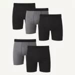 Hanes Ultimate® Men’s Cotton Boxer Brief Underwear 5-Pack (76925P)