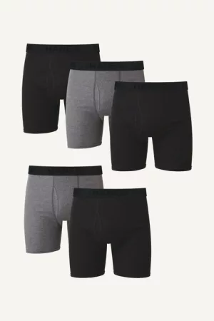 Hanes Ultimate® Men’s Cotton Boxer Brief Underwear 5-Pack (76925P)