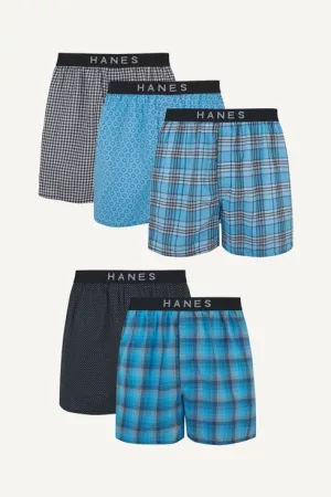Hanes Ultimate® Men’s Boxer Underwear 5-Pack (798BP5)