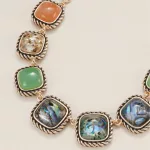 Abalone Gemscape Statement Necklace
