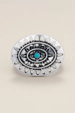 Western Sunburst Stretch Ring