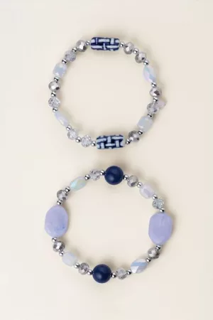 Azure Meadow Bracelet Set