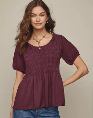 Smocked Blouse