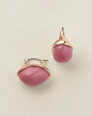 Scarlet Arc Statement Earrings