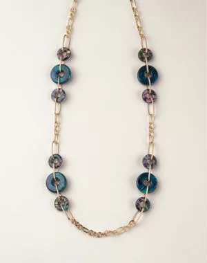 Luminous Tides Link Necklace