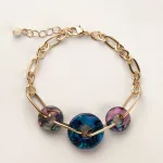 Luminous Tides Link Bracelet
