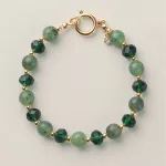 Verdant Luxe Beaded Bracelet
