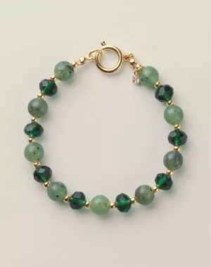 Verdant Luxe Beaded Bracelet