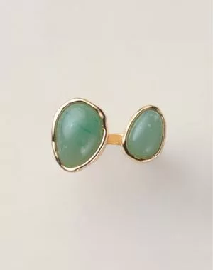 Verdant Luxe Beaded Ring