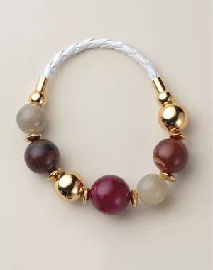 Warm Autumn Beaded Bracelet
