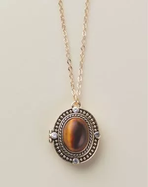 Semi-Precious Keepsake Locket